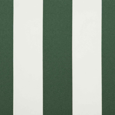 Materiał zapasowy do markizy Zielony i Biały 350 x 250 cm