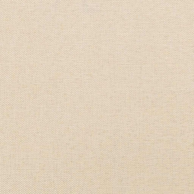 Rama łóżka bez materaca, kremowe, 100x200 cm, obita tkaniną