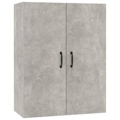 vidaXL Szafka wisząca, szarość betonu, 69,5x34x90 cm wariant 4