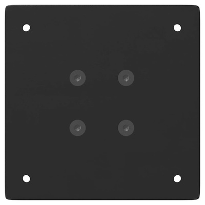 Nogi do stolika kawowego 4 szt. Czarne 30 cm Stalowe