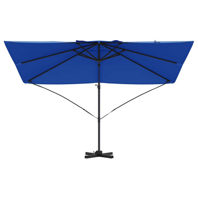 Parasol plażowy 351 x 250 x 260 cm Poliester i aluminium
