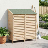 Shed ogrodowy naturalny 106 x 56 x 113,5 cm Drewno Świerkowe