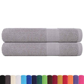 Ręczniki do sauny FROGN 2 szt. Szare 80x200 cm 360 g/m?