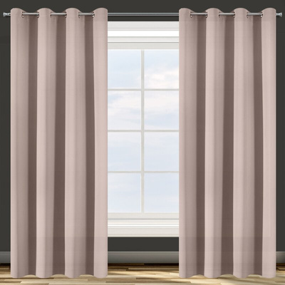 Zasłona Parisa pudrowy róż 135x250