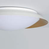 Plafon LED 31W Okrągły Biało Złoty 3 Barwy Świecenia CCT Abruzzo Costa