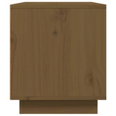 vidaXL Szafka pod TV, miodowy brąz, 80x35x40,5 cm, lite drewno sosnowe
