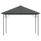 vidaXL Altana z zadaszeniem, 3x3 m, antracytowa
