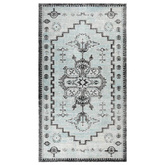 vidaXL Dywan zewnętrzny o płaskim splocie, 115x170 cm, zielono-szary