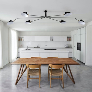 Lampa wisząca RAVEN MD21178-6 Minimalistyczna Oprawa W Kolorze Czarnym ADANI AD159