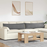 Poduszki na sofę 2 pcs Ciemnoszary 145 x 40 cm tkanina