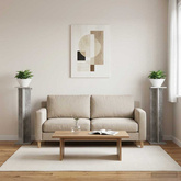 Stojak na rośliny 2 pcs Betonowy Szary 25 x 25,5 x 100,5 cm