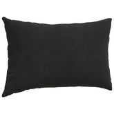 Poduszki na sofę 2 pcs Czarny 50 x 30 cm Tkanina sztruksowa