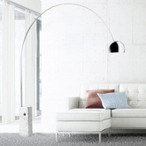 Lampa Podłogowa Marmur-stal E27 Tirocinio