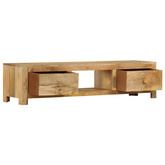 vidaXL Szafka pod TV, 140 x 30 x 32 cm, lite drewno mango