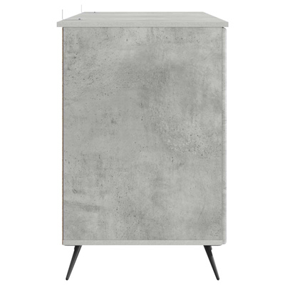 Biurko Betonowy szary 142,5 x 50 x 75 cm Drewno inżynieryjne