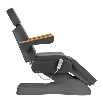 Fotel kosmetyczny elektryczny SILLON Lux 273b 3 silniki szary, szara podstawa 148187