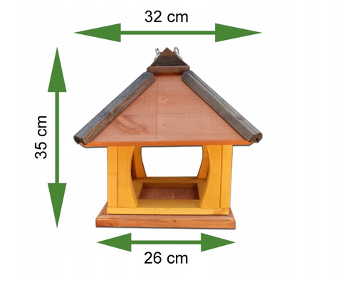 Karmnik dla ptaków drewniany K35