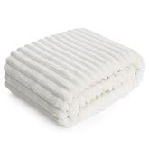 Koc Soft biały 150x200