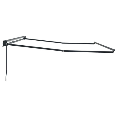Rama markizy Z regulacją Antracyt 4,5 × 3 m Stal