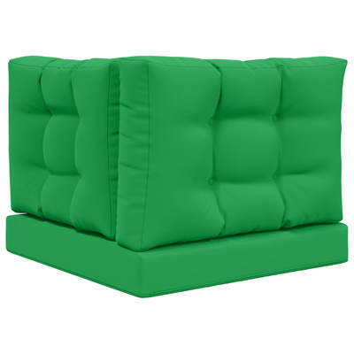 Poduszka do sofy na zewnątrz 3 pcs Zielony Poliester