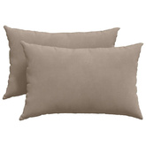 Poduszki na sofę 2 pcs Ciemnoszary 60 x 40 cm tkanina
