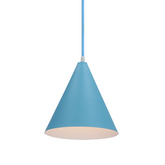 Lampa wisząca niebieska stożek Voss Ledea 50101182