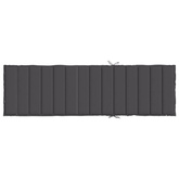 vidaXL Poduszka na leżak, antracytowy melanż, 200x70x4 cm