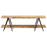 vidaXL Szafka pod TV, 160 x 40 x 50 cm, lite drewno mango