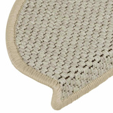 Samoprzylepne nakładki na schody, 15 szt., 65x21x4 cm, zielone