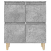 vidaXL Komoda, szarość betonu, 60x35x70 cm, materiał drewnopochodny model standard