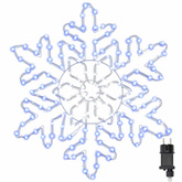 Śnieżynka na Boże Narodzenie Niebieski 55,5 x 55,5 x 0,75cm PVC