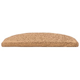 Samoprzylepne maty na schody 15 pcs Beżowy 80 x 24,5 x 3,5 cm