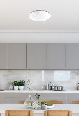 Plafon biały LED 38cm 4000K gwiezdne niebo Magnus 13-75178