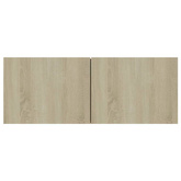 vidaXL Szafki telewizyjne, 3 szt., dąb sonoma, materiał drewnopochodny