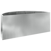 Donica Srebrny 90 x 45 x 35 cm Stal Galwanizowana