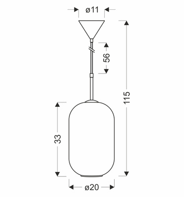 CRESTO lampa wiszaca biały+złoty 1x40W E27 klosz biały