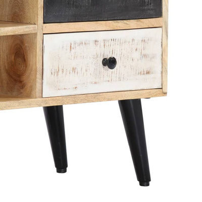 vidaXL Szafka pod TV, 115 x 30 x 47 cm, lite drewno mango