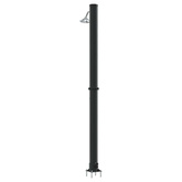 Prysznic słoneczny na świeżym powietrzu Czarny 217 cm