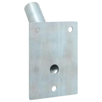 Uchwyt na maszt flagowy Srebrny 10,5 x 7,5 x 2,5 cm Stal