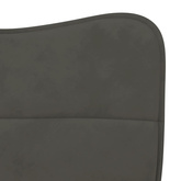 vidaXL krzesła stołowe, 2 szt., ciemnoszare, aksamitne model standard