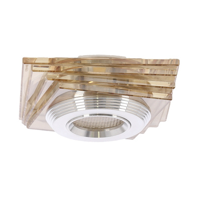 Oprawa stropowa bursztynowa LED 3W szkło kwadrat SS-32 Candellux 2228747