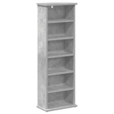 Kabinet na płyty CD Betonowy szary 60 x 17 x 92 cm