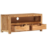 vidaXL Szafka pod TV, 88x35x40 cm, lite drewno akacjowe