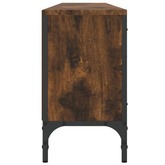 vidaXL Szafka pod TV, z szufladą, przydymiony dąb, 200x25x44 cm