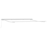 Ręcznie zwijana markiza, brązowa, 400x300 cm