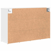 Szafka na buty Biały 103 x 30 x 67 cm Materiał drewnopochodny