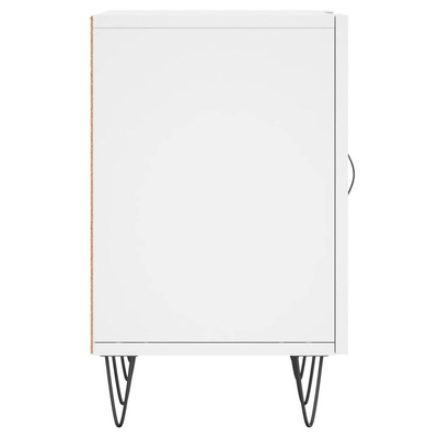 vidaXL Szafka pod TV, biała, 150x30x50 cm, materiał drewnopochodny wariant 8