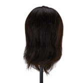 Główka treningowa z brodą fryzjerska Gabbiano WZ4 naturalne włosy, kolor 1H, długość 8"+6" 148407