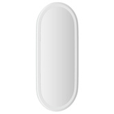 vidaXL Lustro łazienkowe z LED, 80x35 cm, owalne
