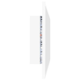 vidaXL Lustro łazienkowe z LED, białe, 80x8,5x37 cm, akryl